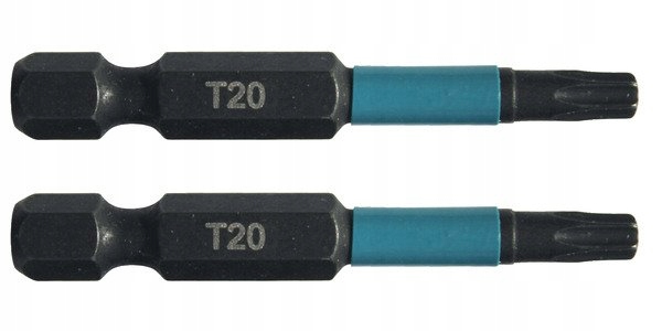 

Makita B-63781 Końcówki Wkrętakowe T20 50MM 2szt.