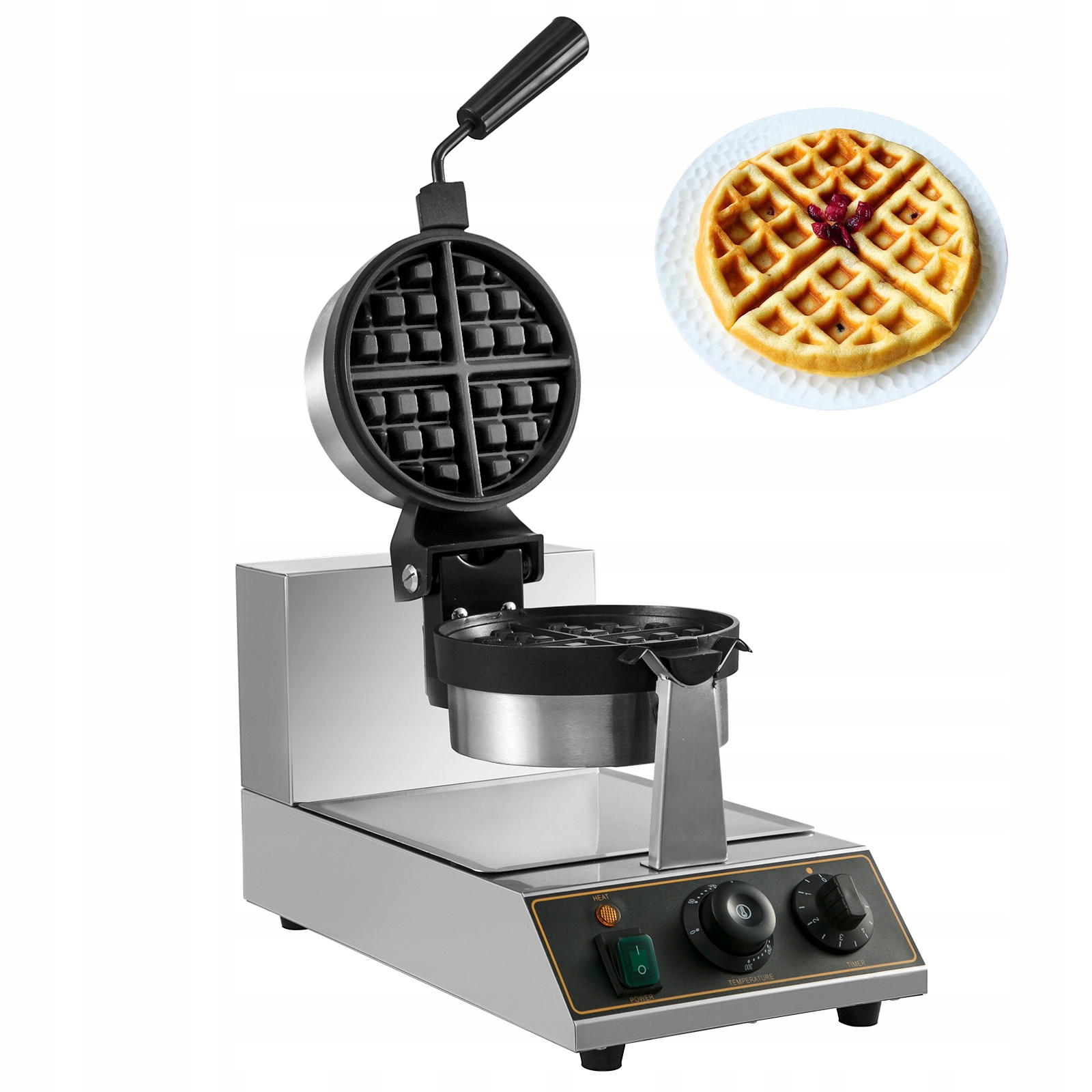 Gofrownica Vevor Egg Cake Machine 1400 W Liczba wafli 30 wafel(e)