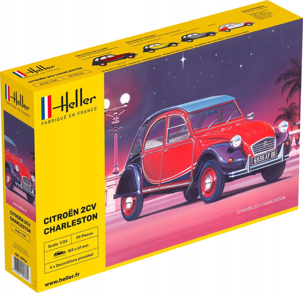 Citroen 2CV Charleston 1:24 Heller 80766