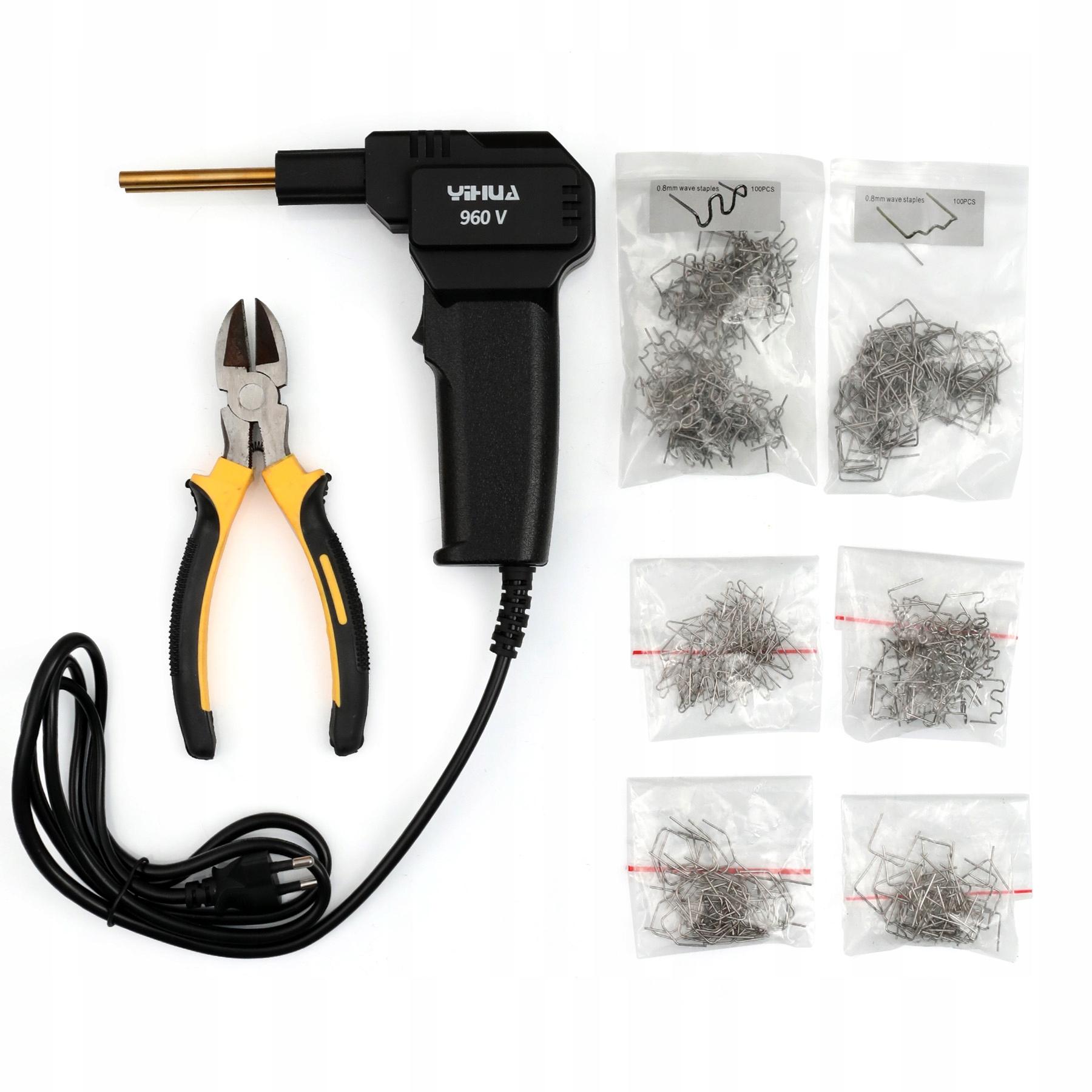 960V 50W ZSZYWARKA PLASTIKU SPAWARKA 400 ZSZYWEK Waga produktu z opakowaniem jednostkowym 0.8 kg