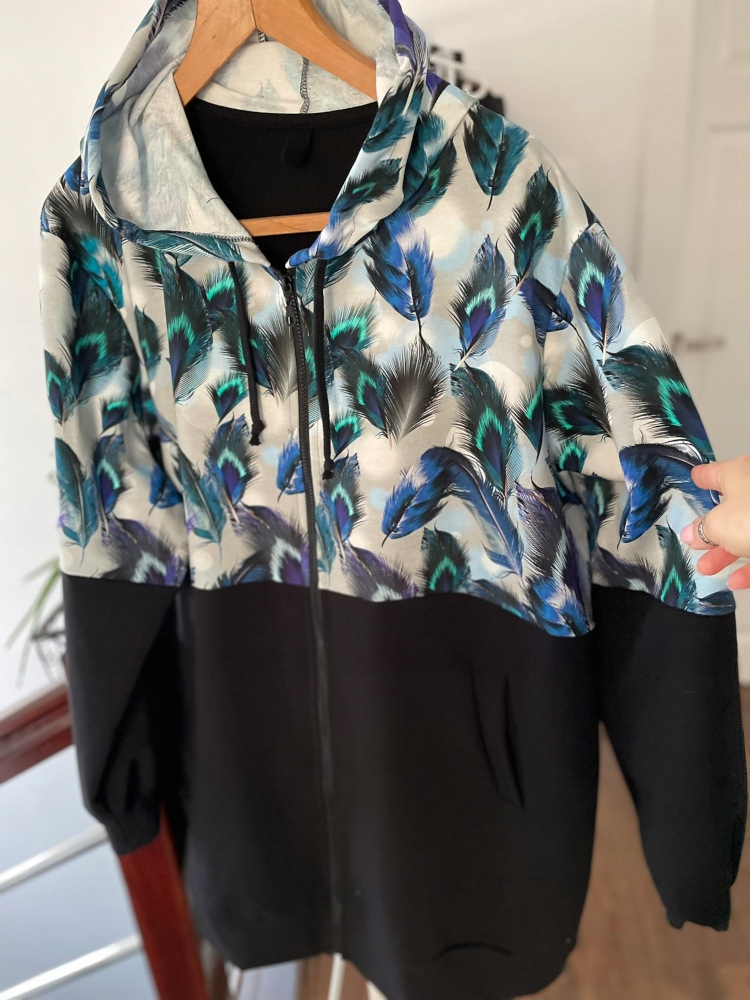 Mikina Na Zip Polska maxi+size Nová vel 52/54 extra