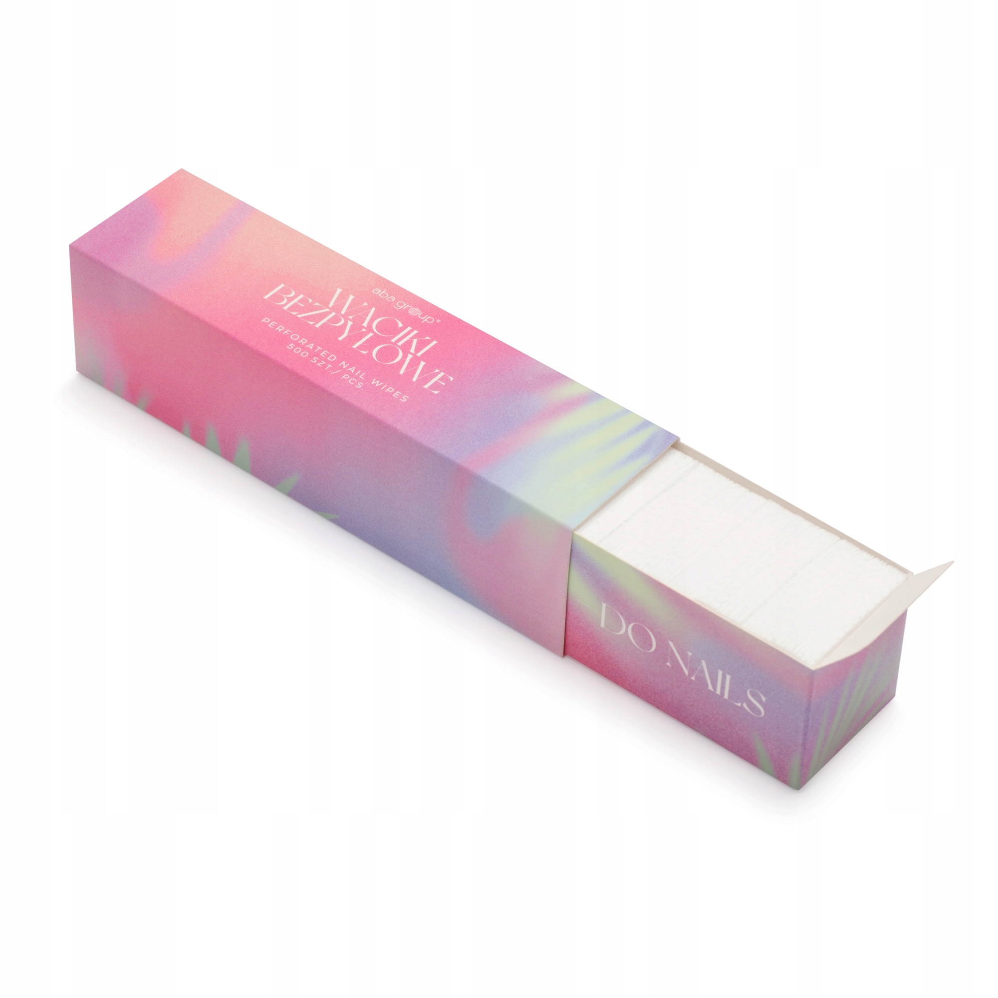 Waciki Bezpyłowe Perforowane do Paznokci Bawełniane Aba Group 500 szt Marka Aba group