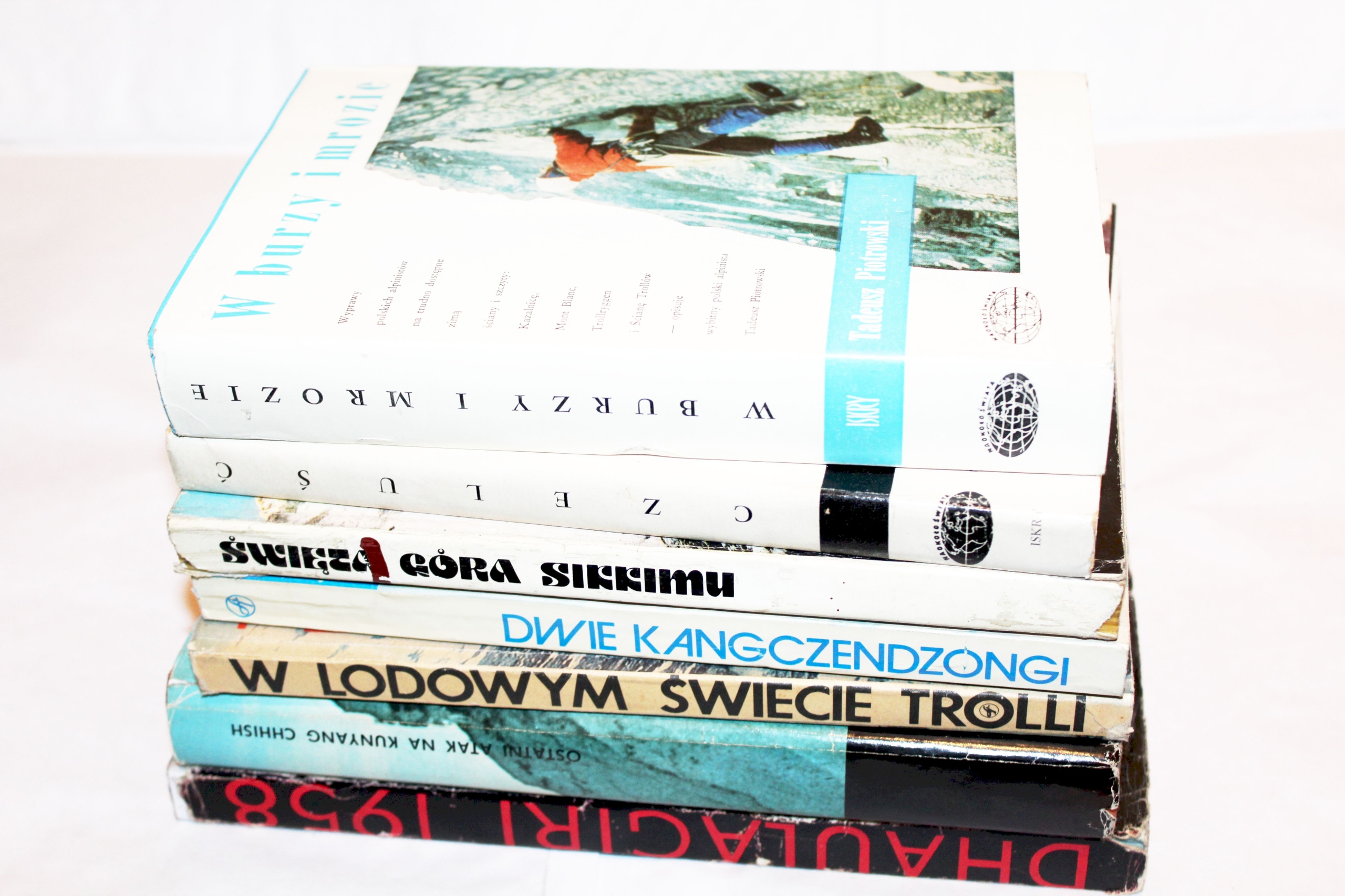 GÓRY WSPINACZKA ALPINIZM ZESTAW KSIĄŻEK