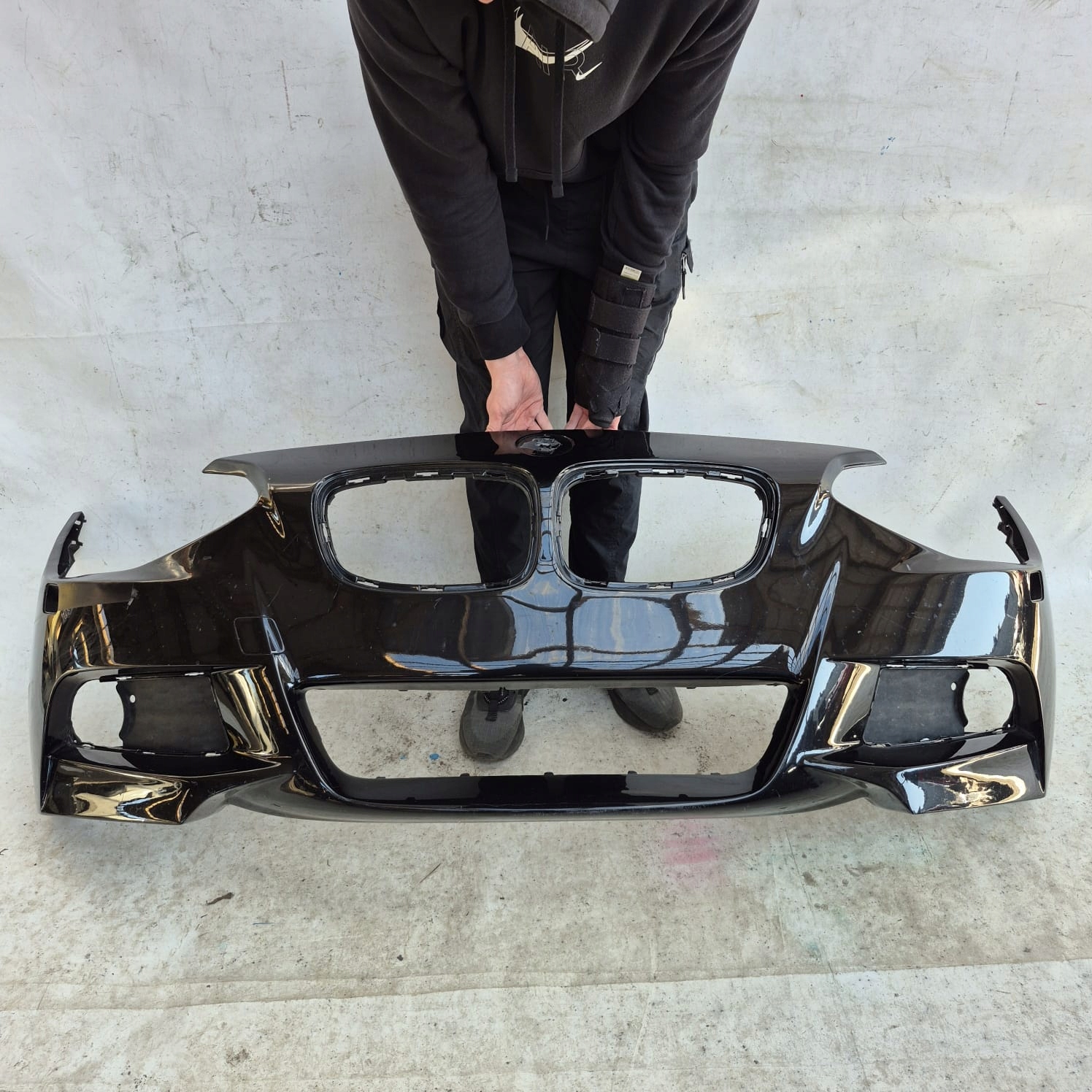 BMW 1 F20 m-packet 11-15 bumper front front washer
