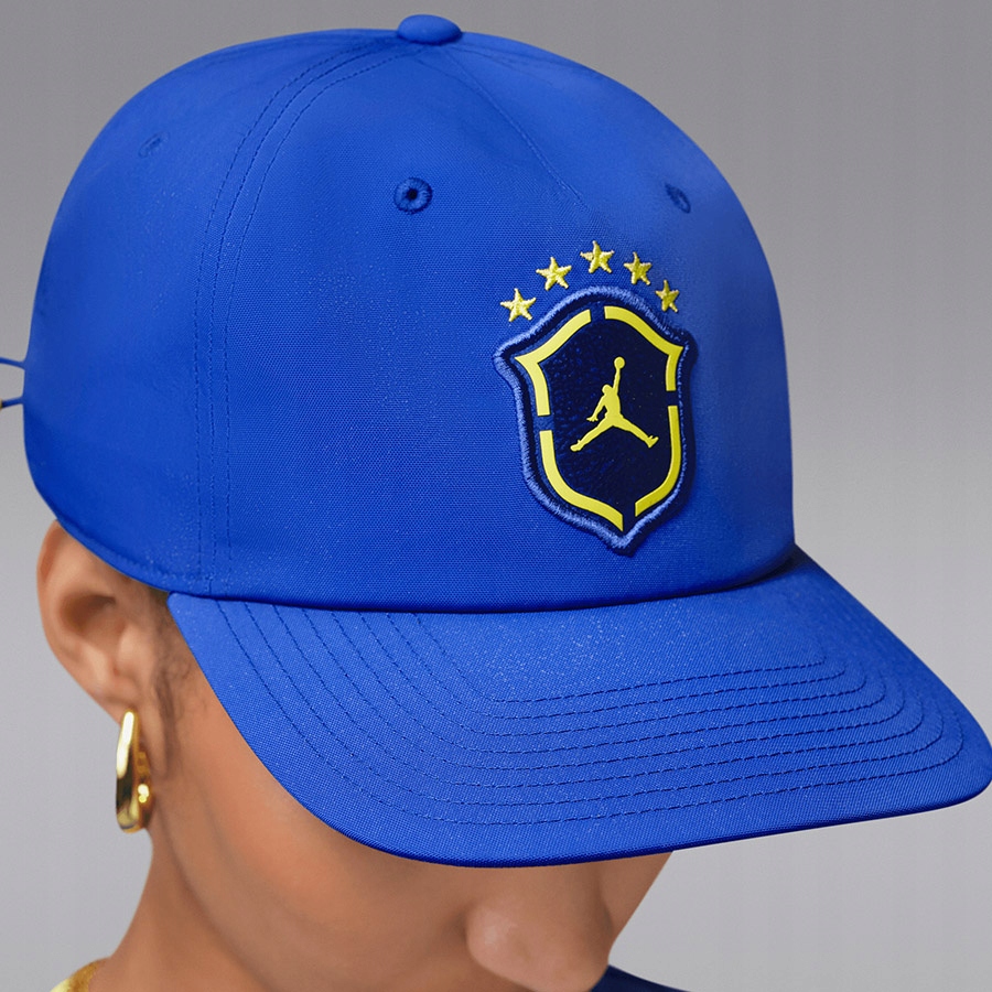 Nike S Kšiltem Jordan Pro Brasil [L/XL] Čepice Unisex Modrá