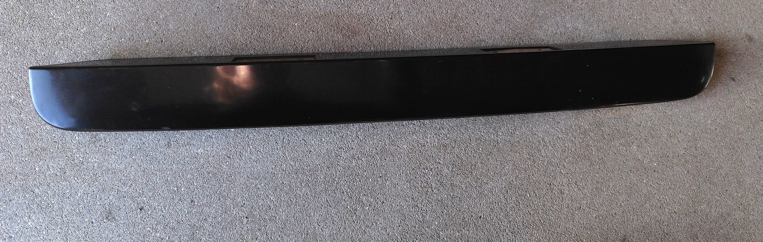 VW T5 cap moulding number plate light trunk door black