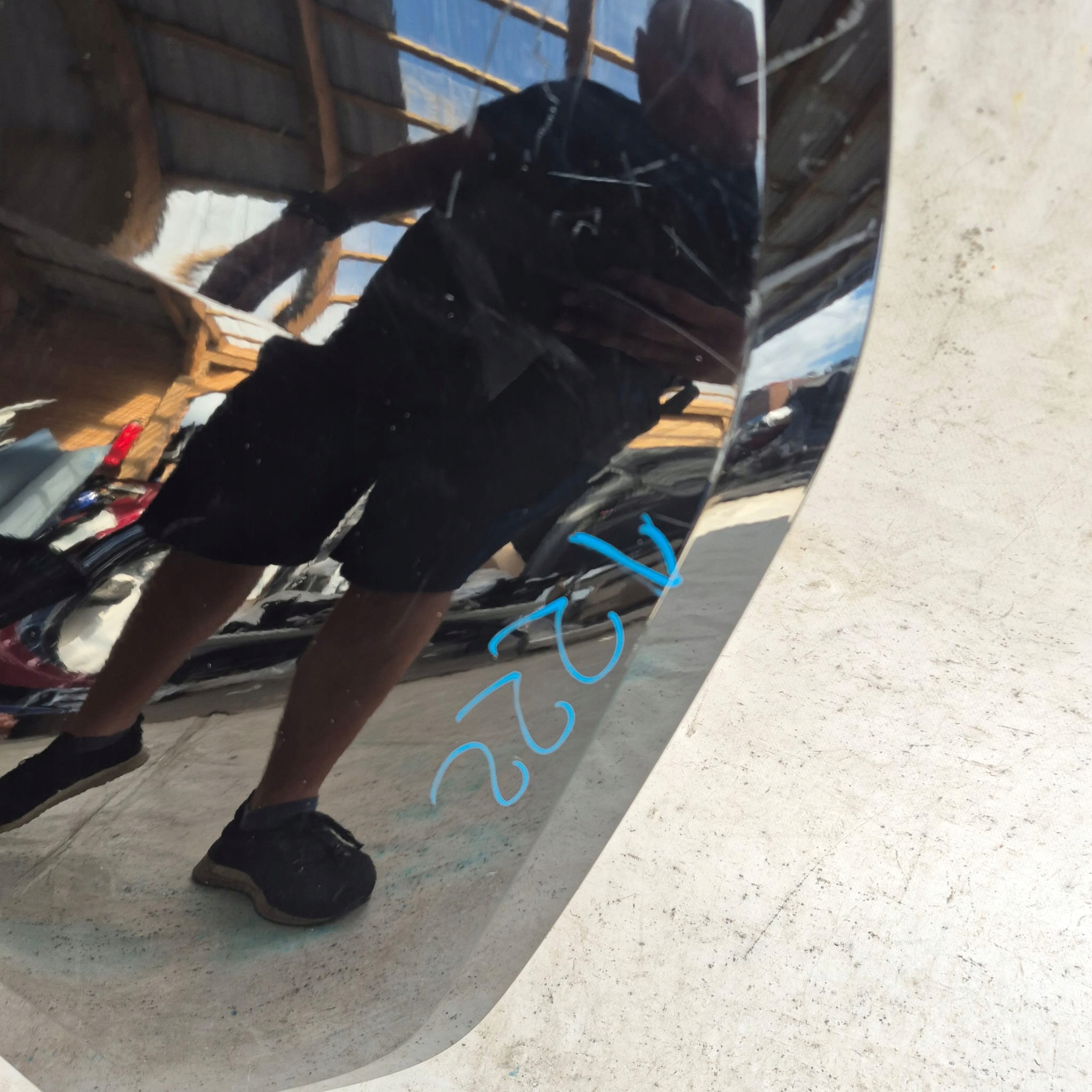 BMW I3 I01 13- fender left rear part rear 7296745