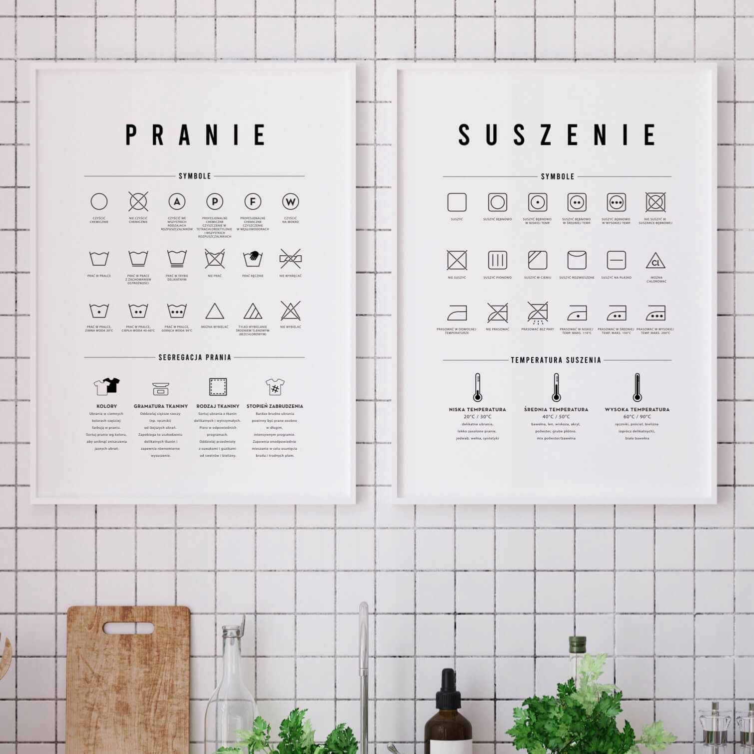 Suszenie A4 plakat do pralni Marka FOLLYGRAPH