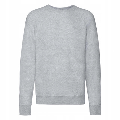

Bluza męska Lightweight Raglan FruitLoom Grey M