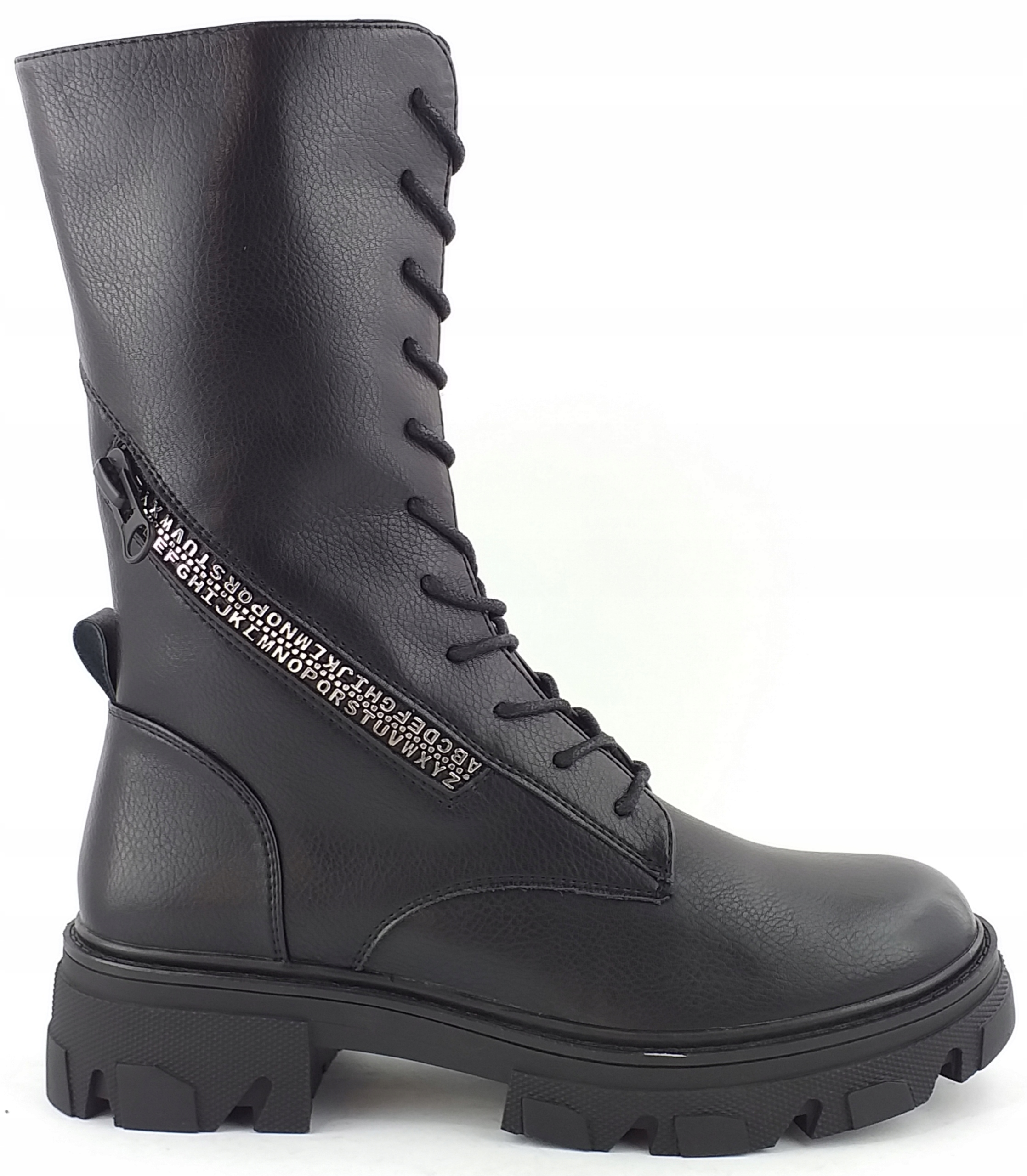 TRAPERY damskie WYSOKIE ocieplane SERGIO LEONE Buty zimowe EKO SKÓRA 40 Marka Inna marka