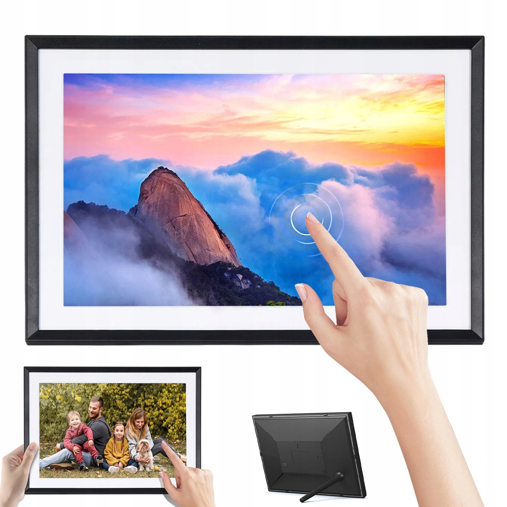 Digitální Rámeček Na Dotykové Fotografie Ips, Vysoce Kvalitní Panel 10,1"