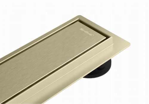 Lineární odvodnění Merflow 700 mm zlaté z nerezové oceli
