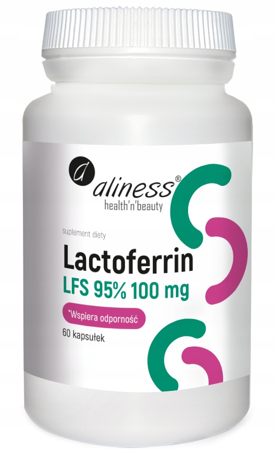 Aliness Laktoferyna Odprność jelita 100mg 60 kaps