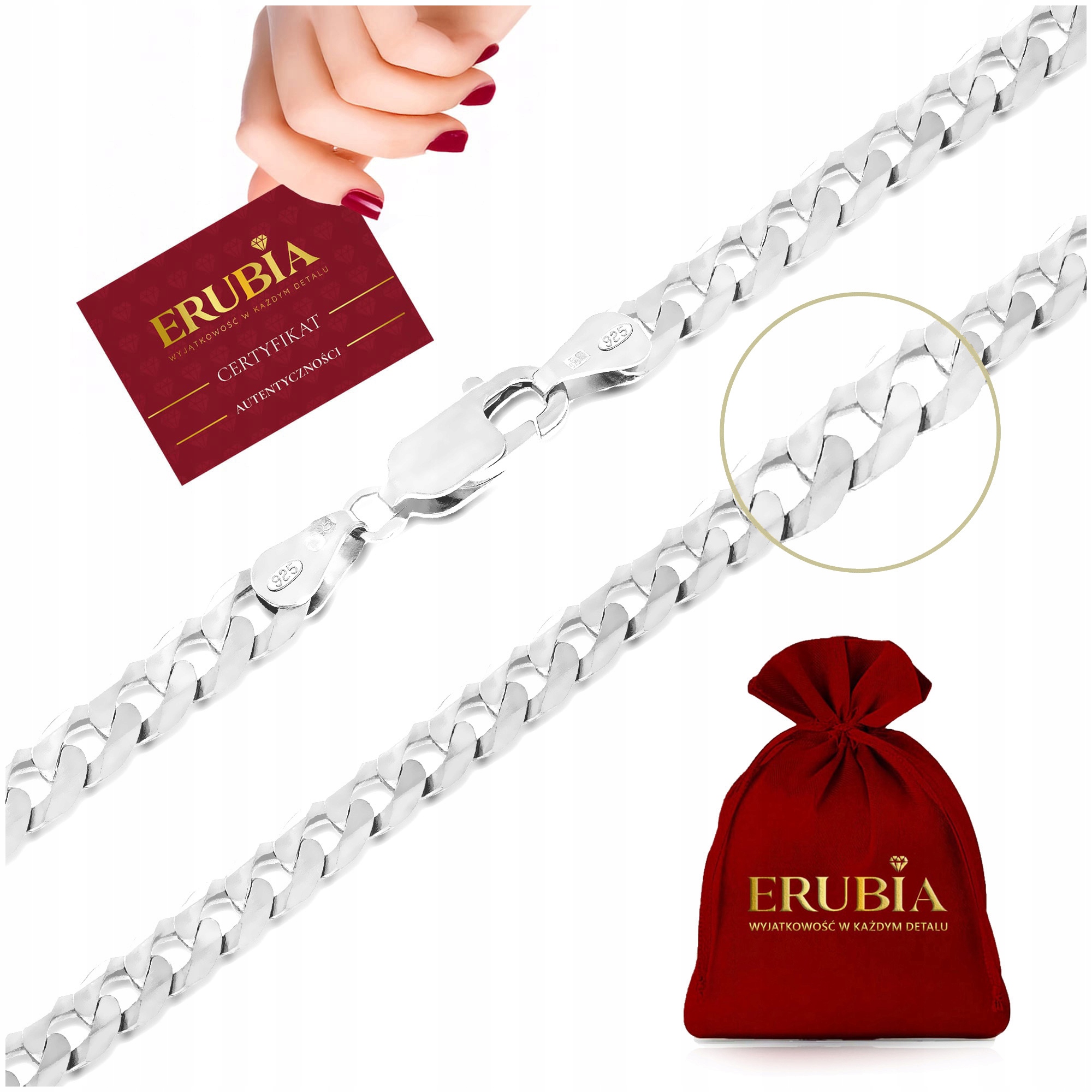 Tlustý Stříbrný Řetízek Dámský Náhrdelník Pancíř 55cm/6mm Stříbro O Ryzosti 925