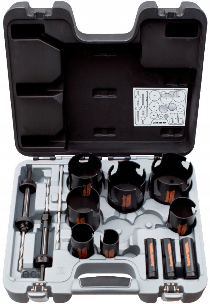 BAHCO 3833-SET-207 ZESTAW OTWORNIC MULTI-CONS. 13e