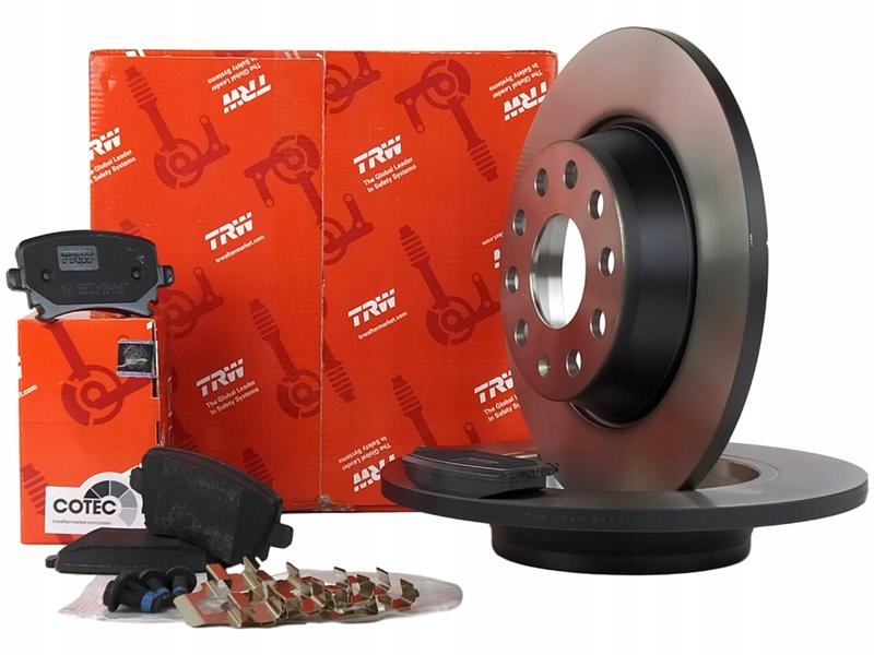 

Trw Tarcze Klocki Tył Audi A3 8P1 Seat Altea
