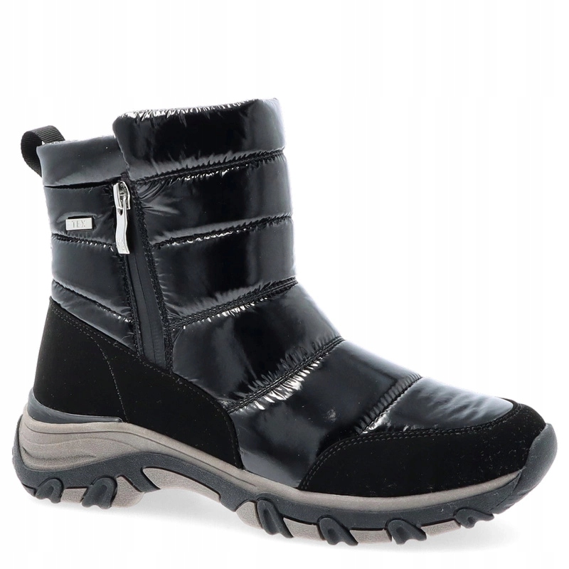 Dámské sněhule se zipem Caprice 9-26436-43 Černé 40