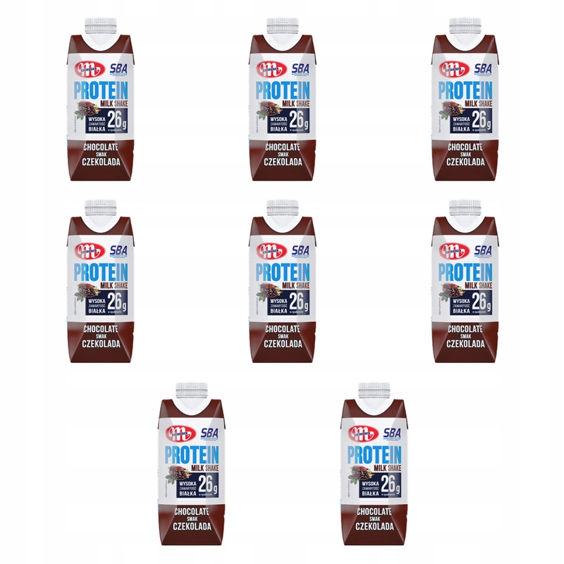 Mlekovita Sba Proteinový nápoj s čokoládovou příchutí Uht 350 g X8
