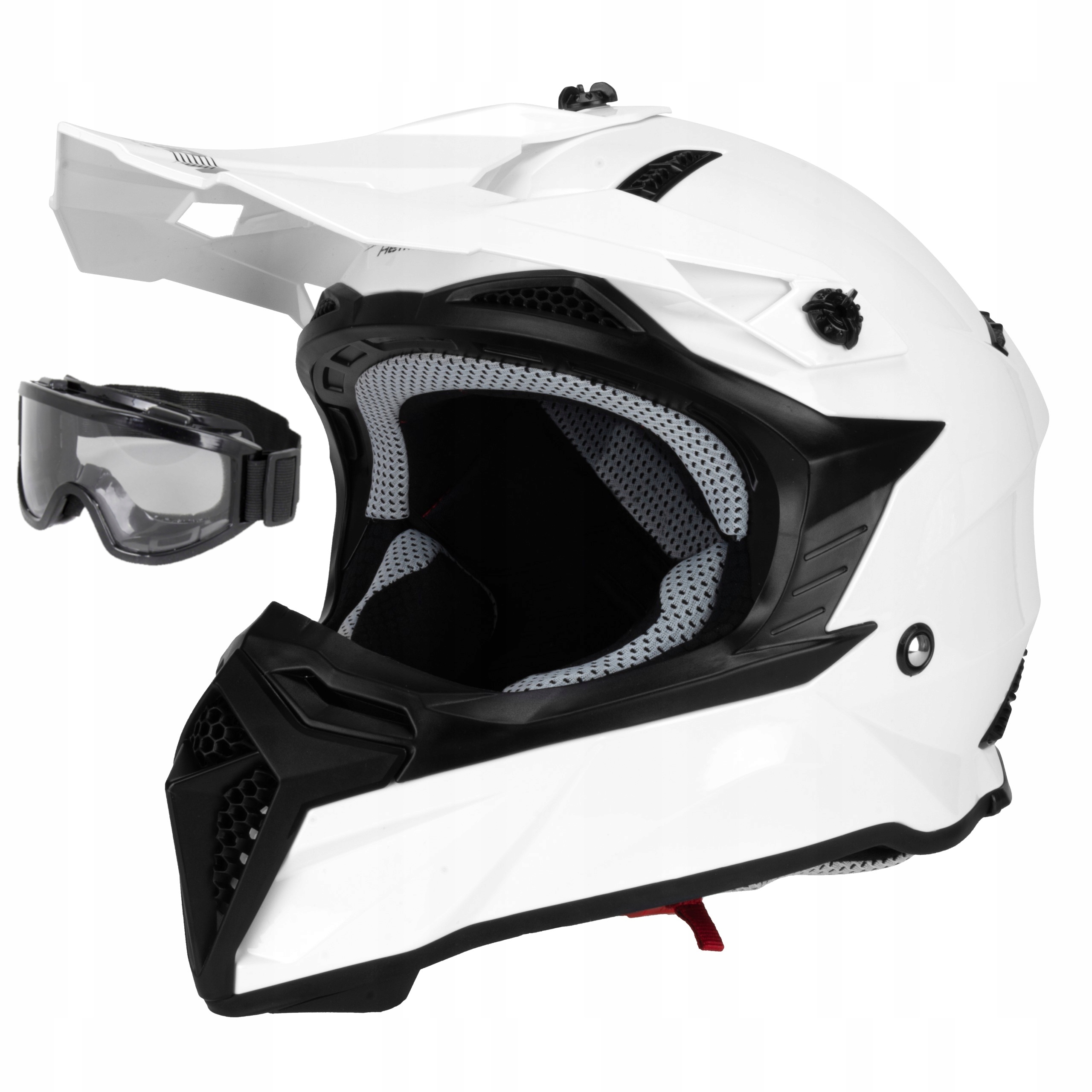 

Horn Kask Motocyklowy H301 Cross Quad Gogle Xs