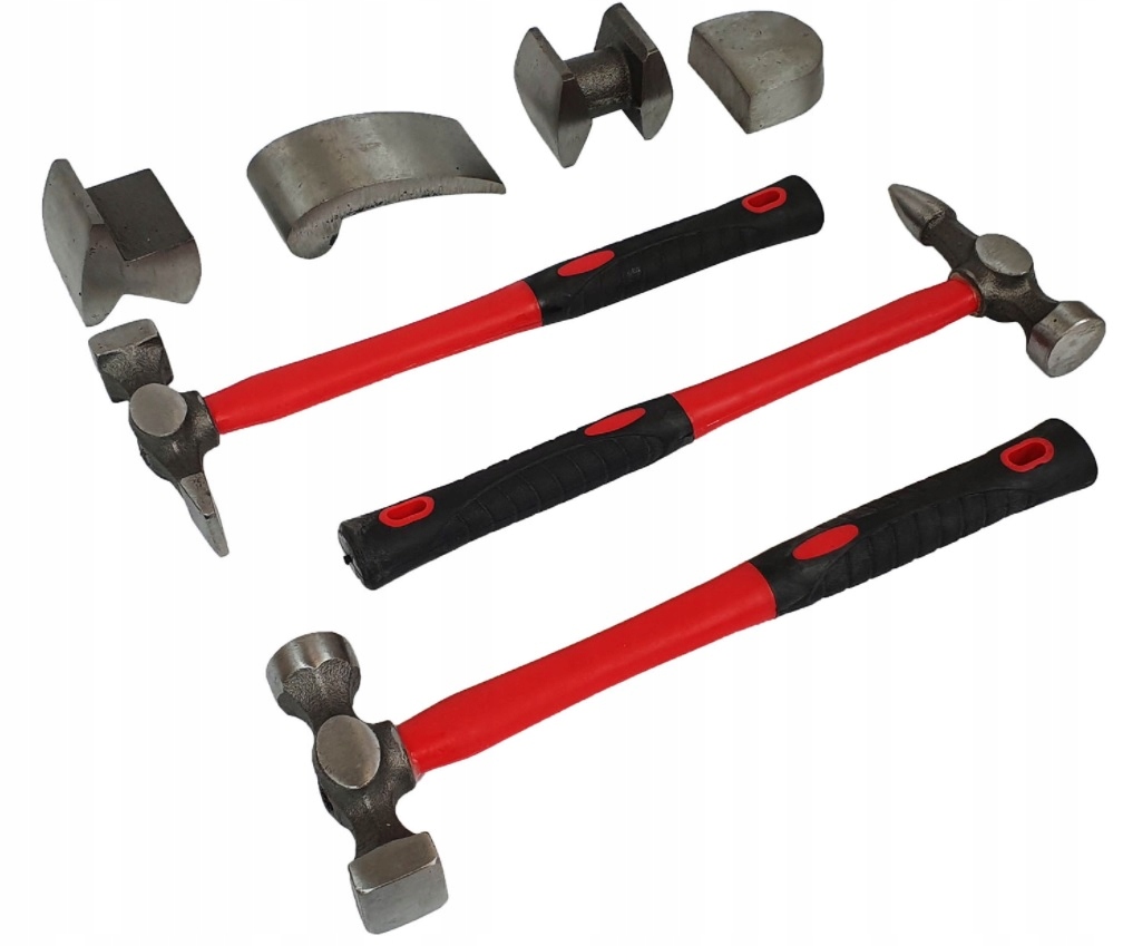 ZESTAW MLOTKOW BLACHARSKICH MLOTEK KOWADLO WALIZKA Product Weight 5 g