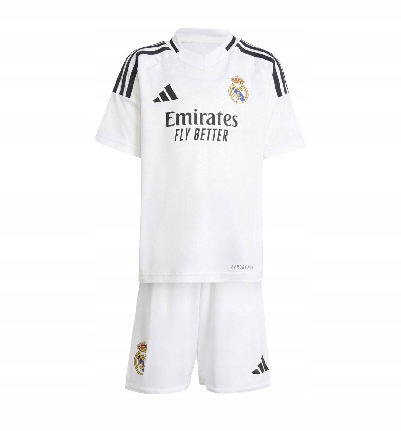 Komplet Piłkarski Real Madryt White Home 24/25 Adidas IT5175 Rozmiar 116