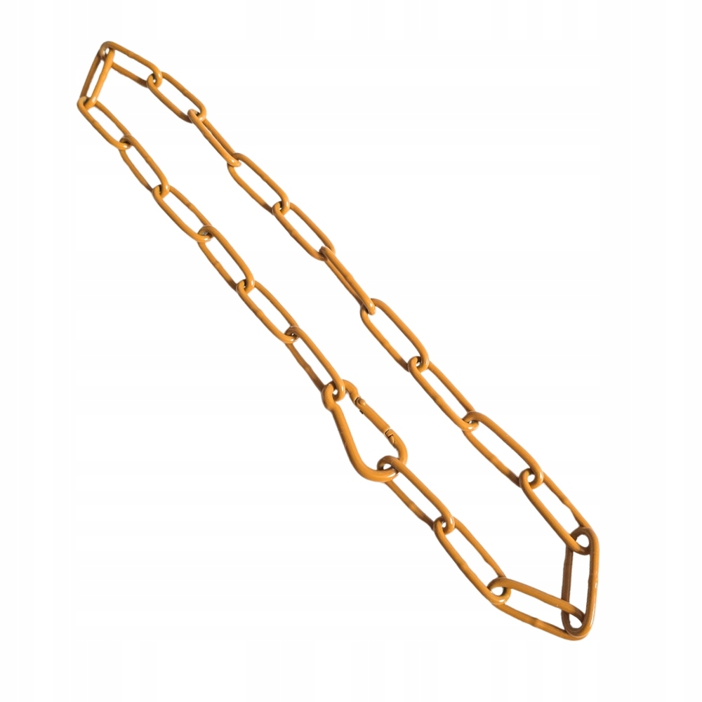 Řetízkový obojek pro psa řetízek lakovaný, karamelový, nerez, 3 mm