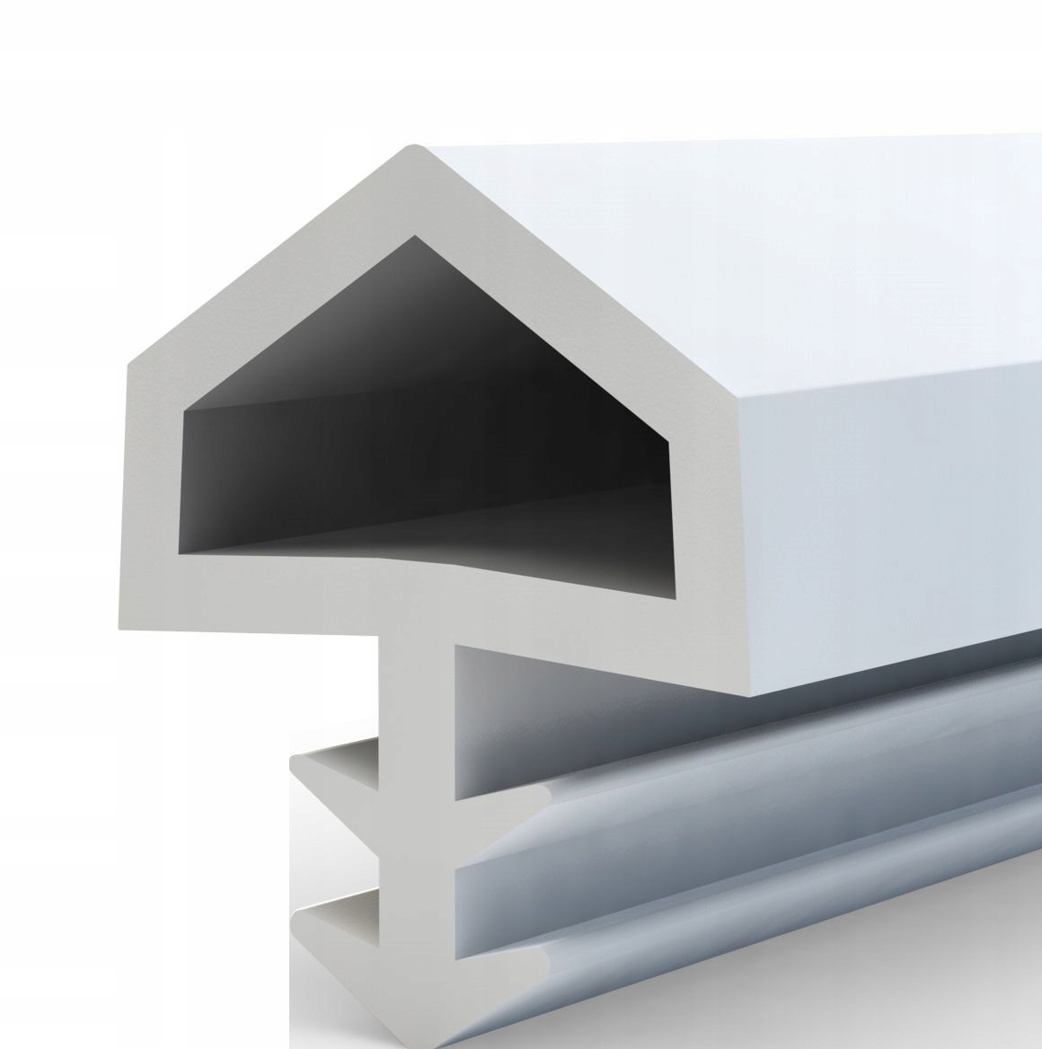 USZCZELKA DO DRZWI OKIEN WCISKANA POD FREZ BIAŁA