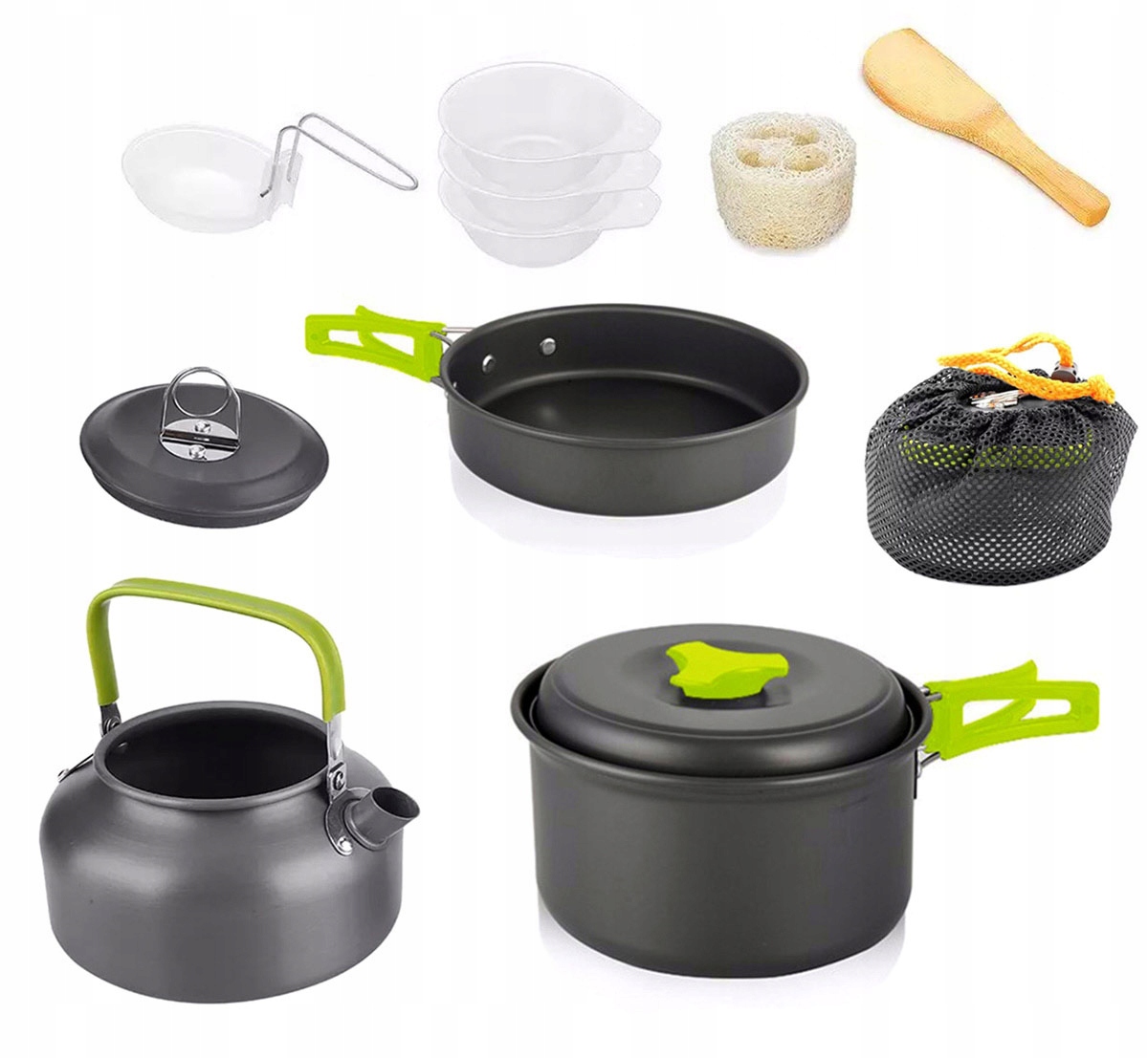 

AG725B Naczynia Garnek Patelnia Czajnik Turystyczn