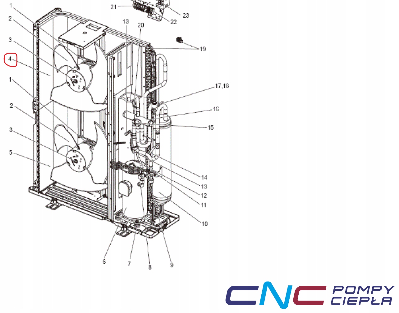 281011 S70E20408 Heat Exchanger Horný Výmenník Tepla Mitsubishi