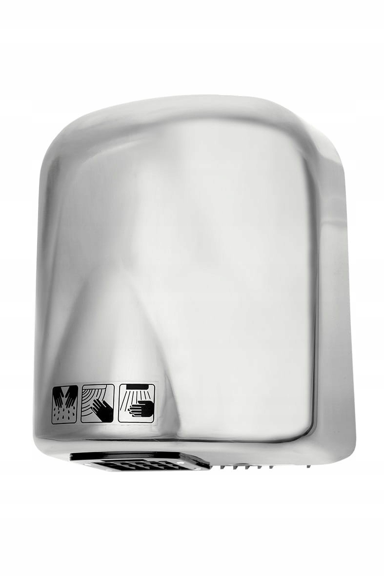 Oceľový automatický sušič rúk Max 1650 W matný