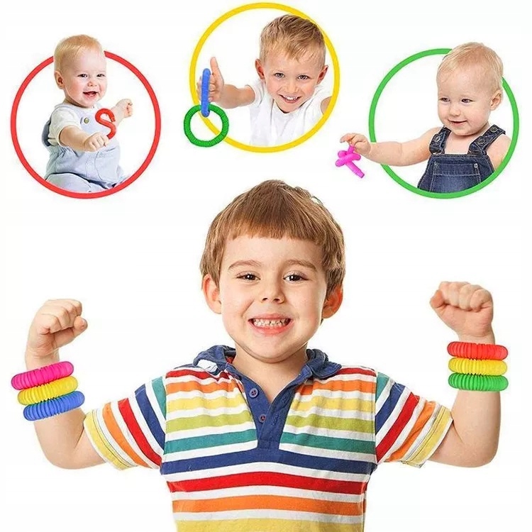 

Zestaw Rurek Tub Sensorycznych Dla Dzieci 10 Sztuk