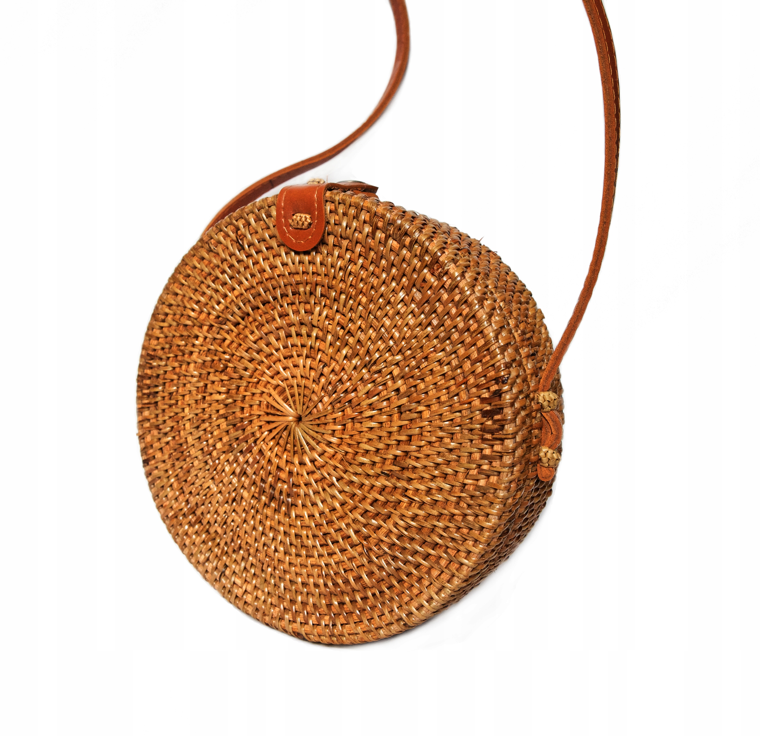 Torebka Rattanowa ATE okrągła BALI BALI naturalna natural