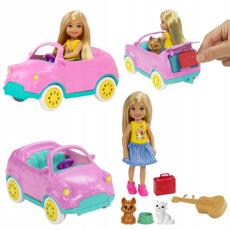

Mattel Club Chelsea Lalka Barbie Zestaw Wycieczka