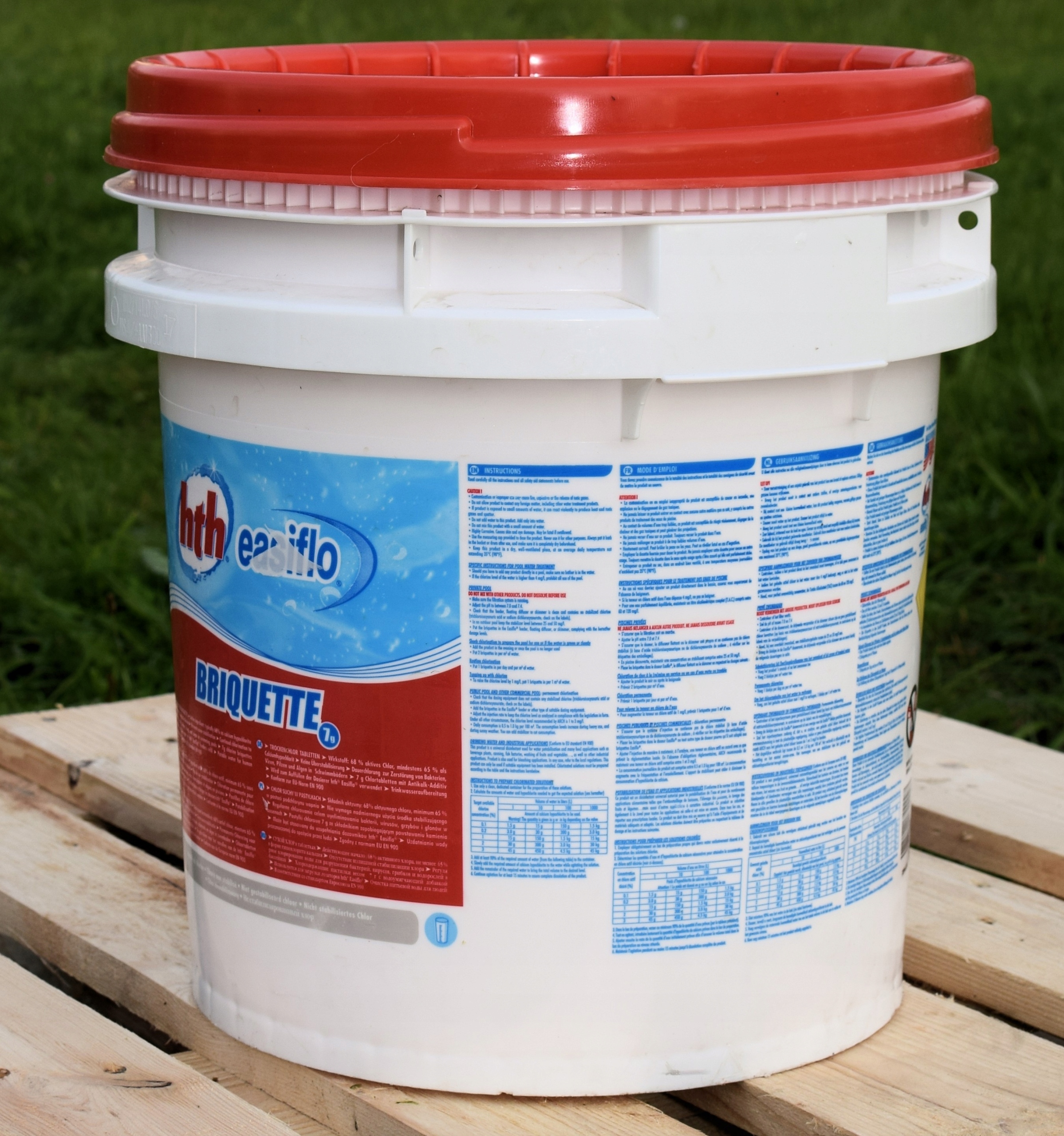 Wiaderko plastikowe 30 L na wodę deszczówkę mocne Marka 24garden