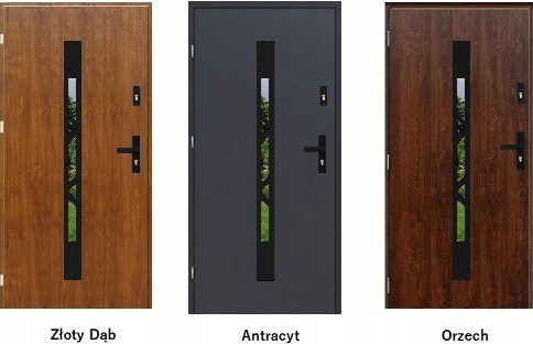 POLSKIE DRZWI ZEWNĘTRZNE PRIMA BLACK Sposób otwierania na zewnątrz