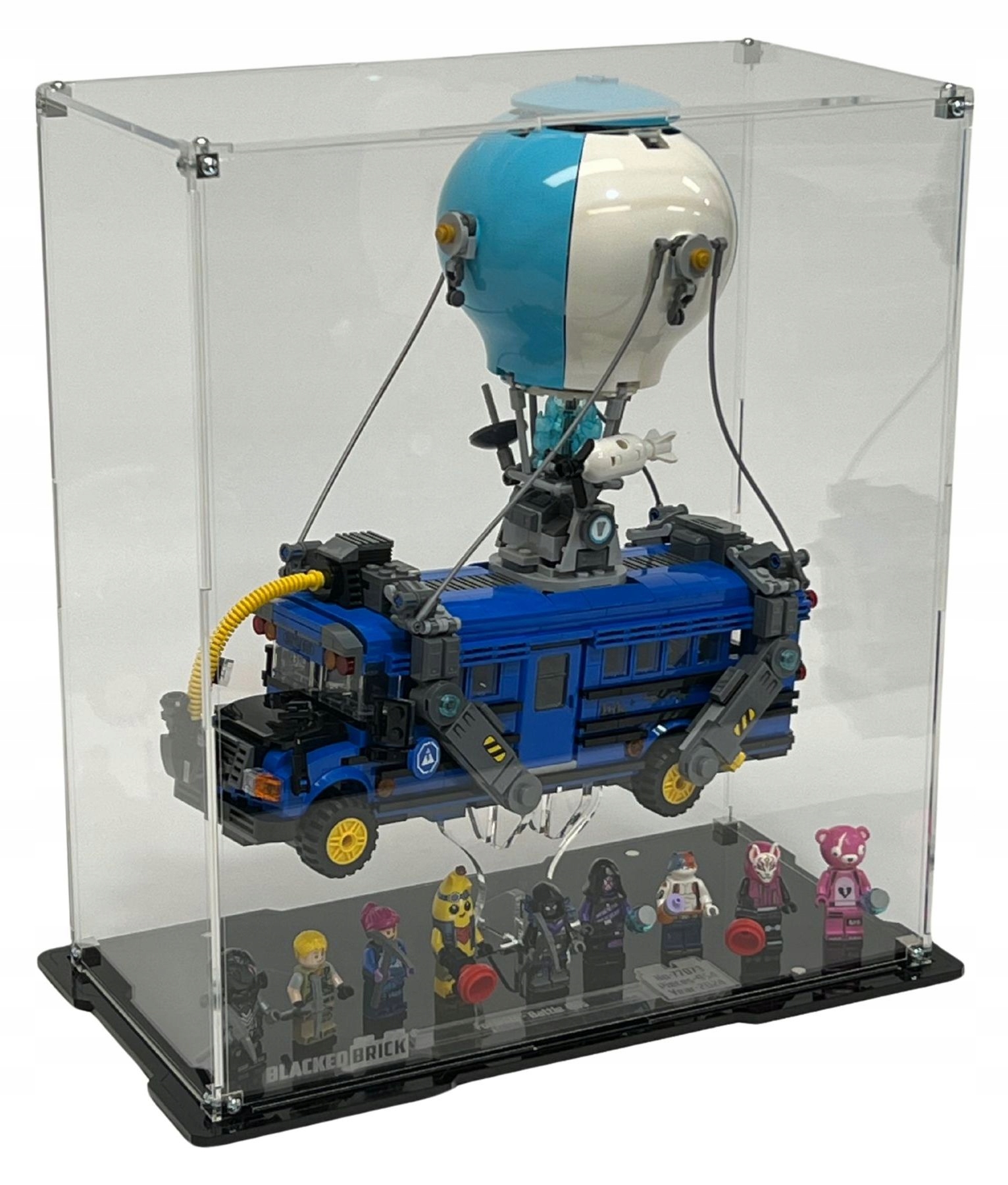 Vitrína Blacked Brick pre Lego Fortnite 77073 Bojový autobus