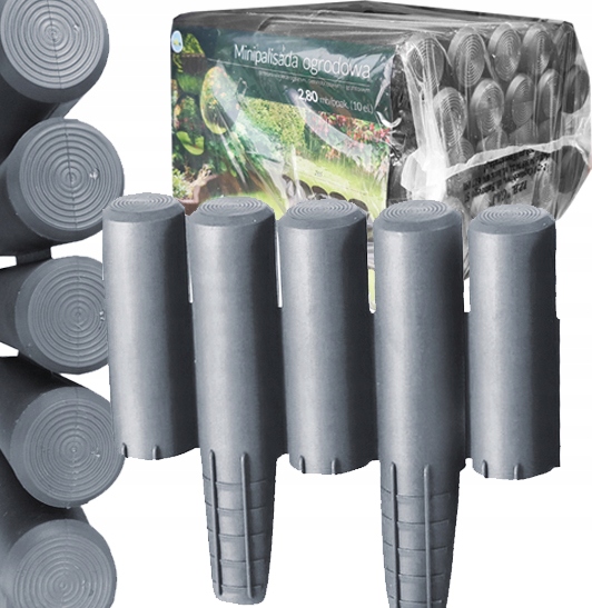 

Palisada Grafit 2,8m Obrzeże Płotek Ogrodowy