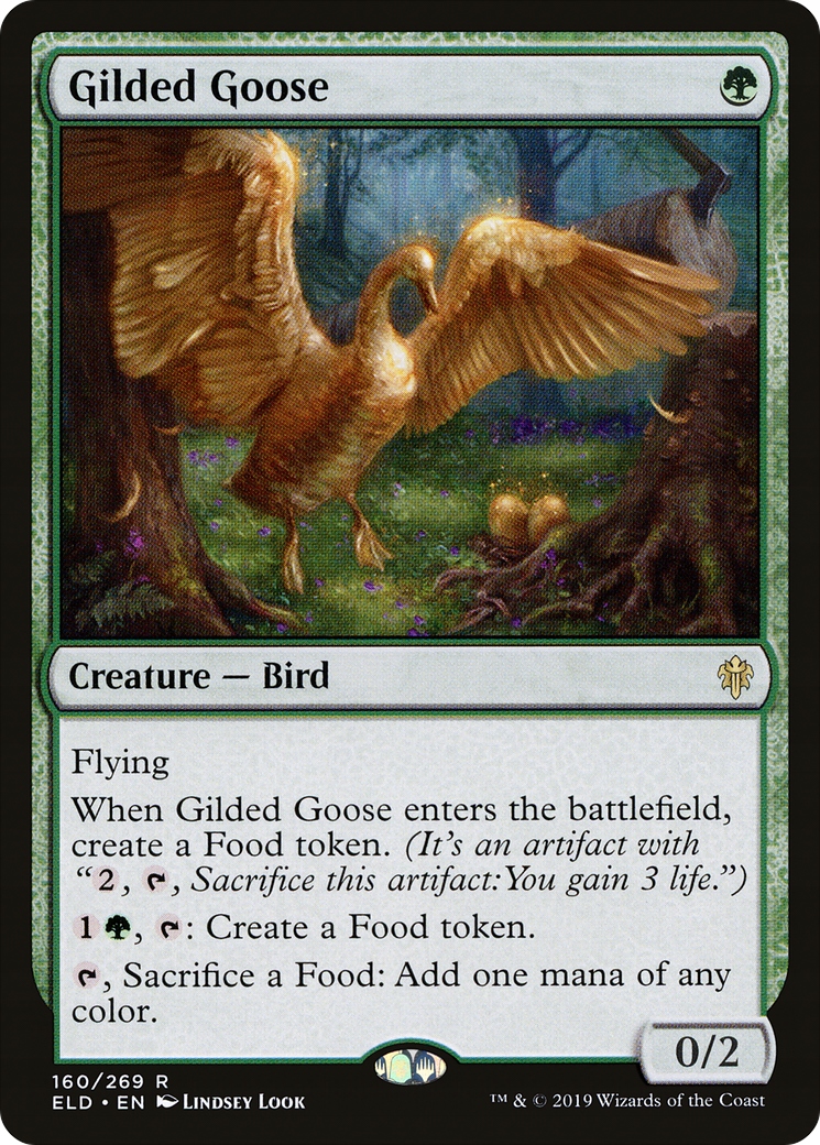 Mtg Gilded Goose (eld) stan Nm