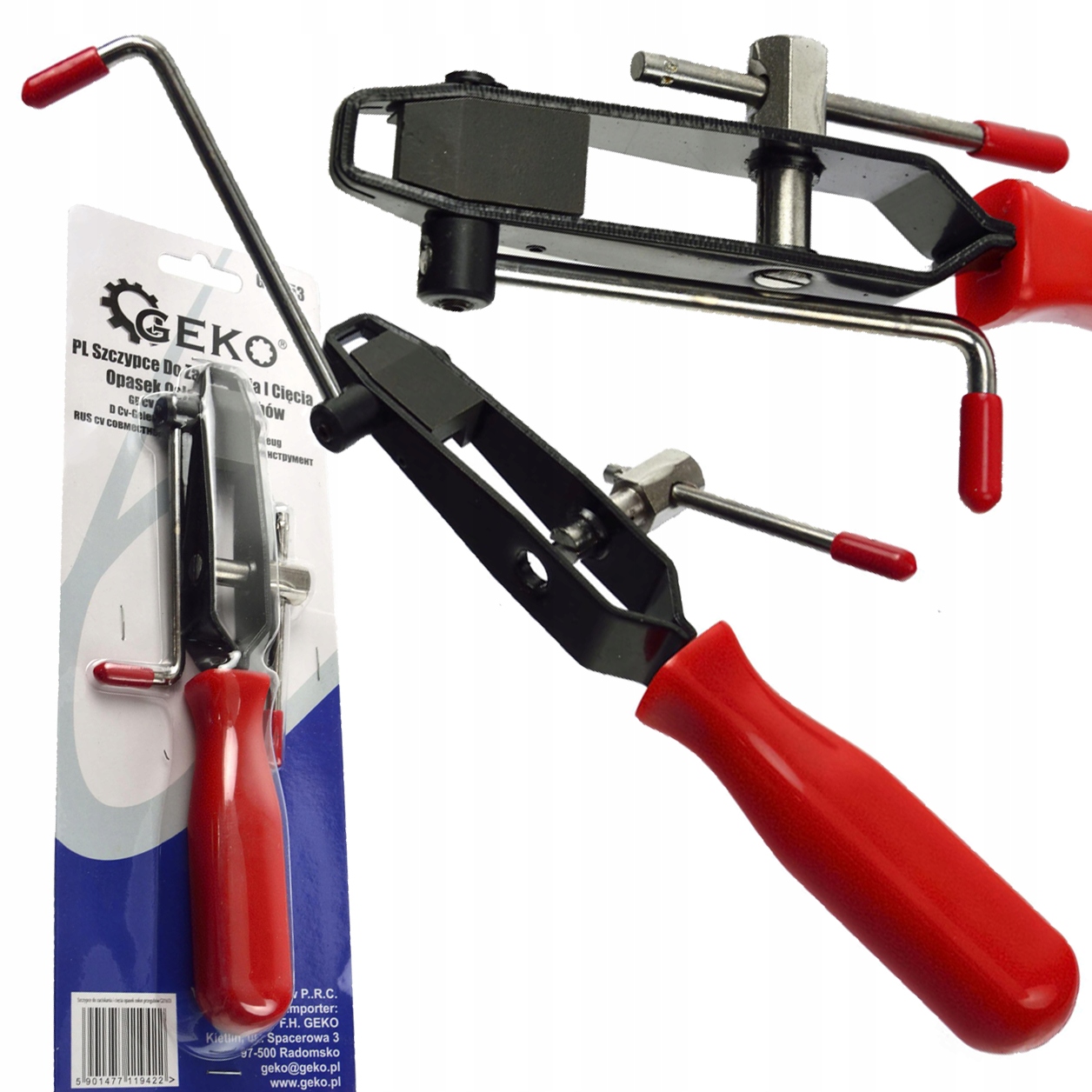 SZCZYPCE ZACISKANIA CIĘCIA OPASEK OSŁON PRZEGUBÓW