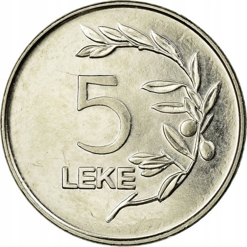 Albania 5 leke leków 1995