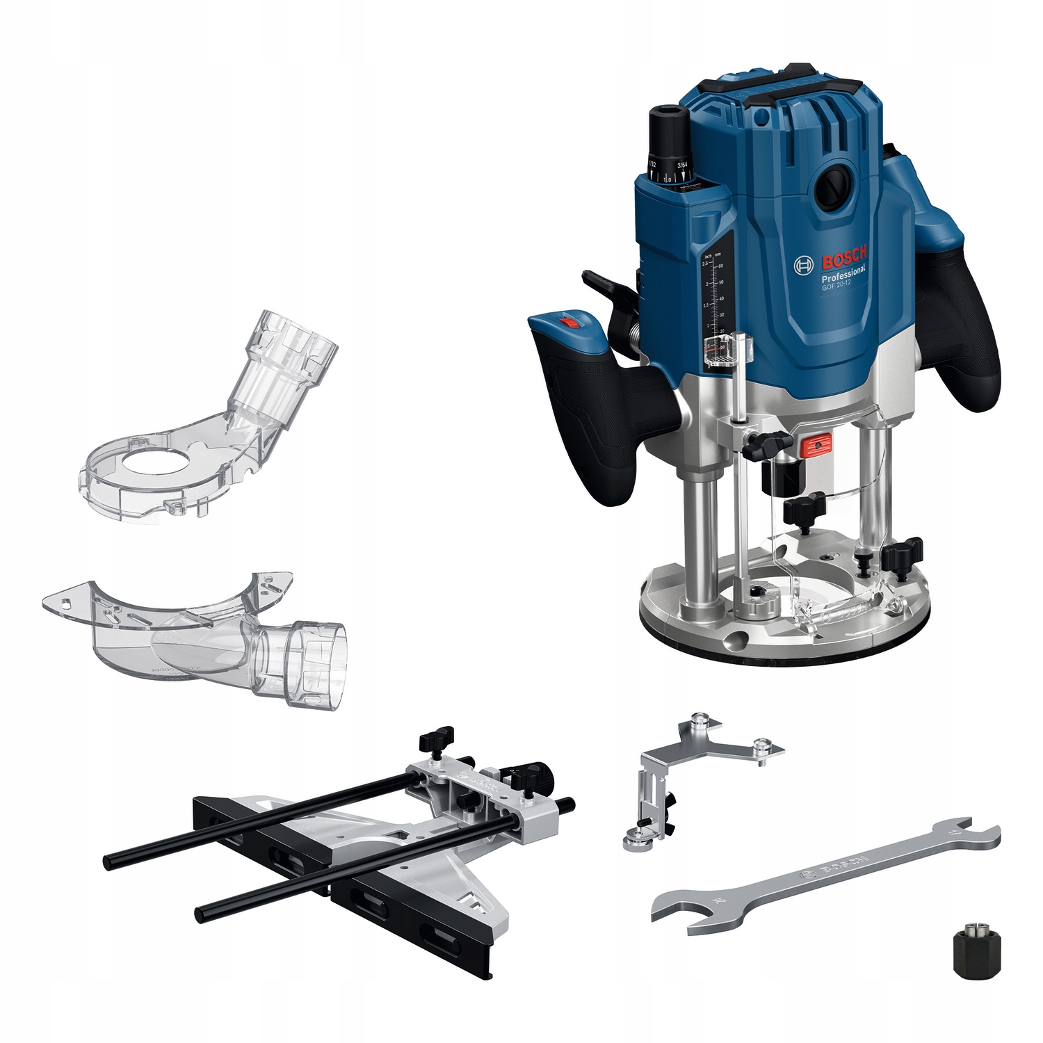 Frezarka górnowrzecionowa 2000 W Bosch Gof 20-12 0601627220 8, 12 mm