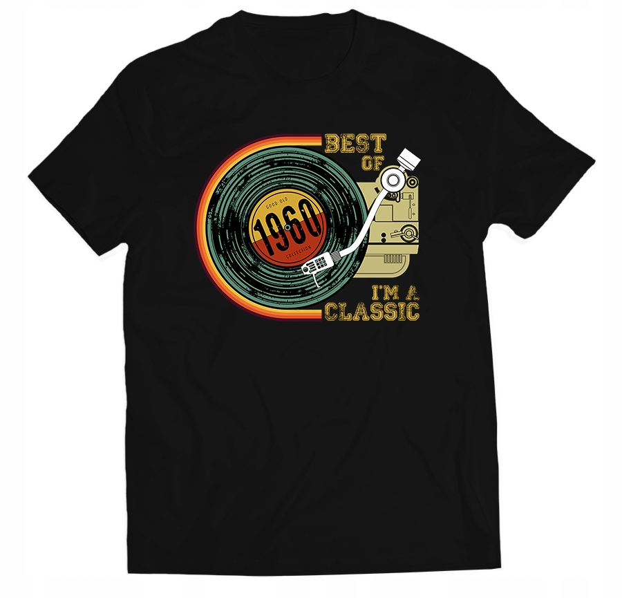 

Koszulka Muzyka Koszulka Vinyl Płyta Best Of 60S L