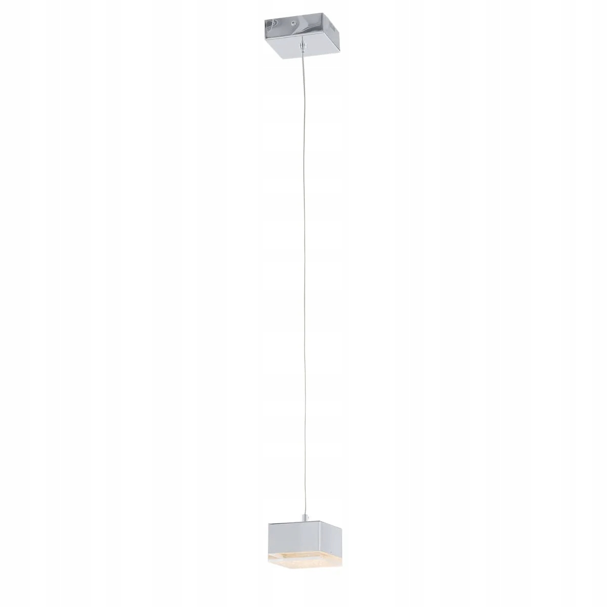 Italux Závěsná lampa Seth Led Chrom 420lm 3000K Ø10cm Moderní