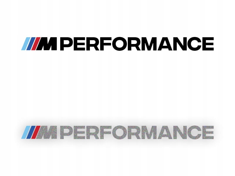 BMW MPerformance - Naklejka boczna na samochód na auto ODBLASKOWA