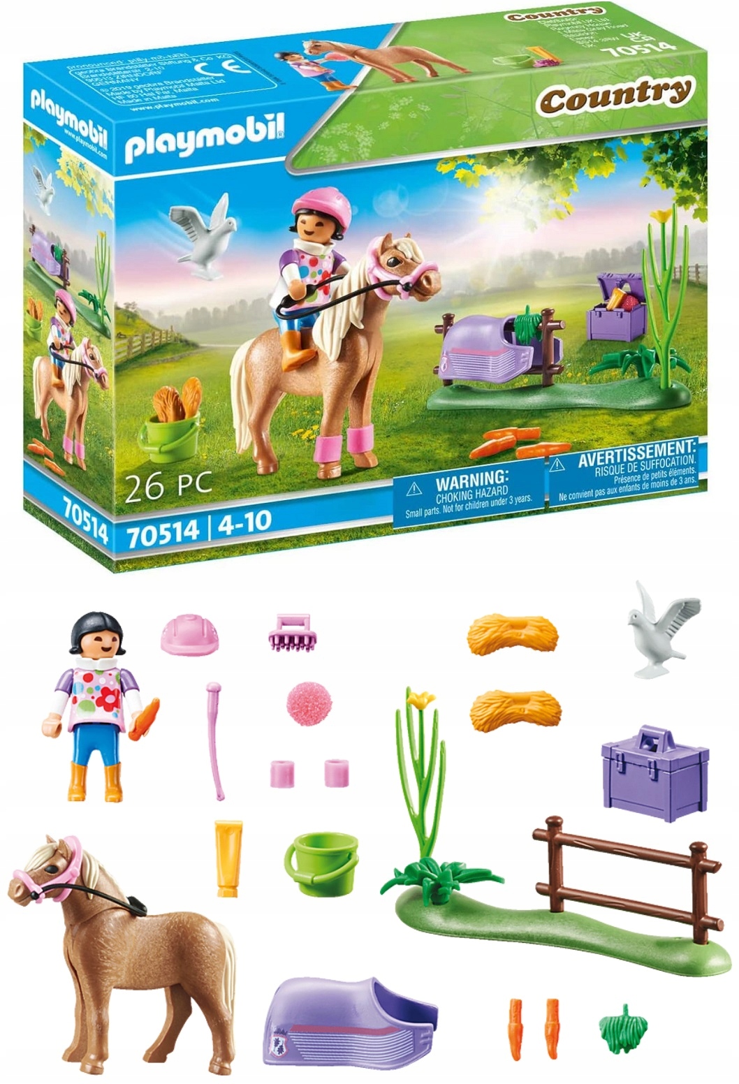 

Klocki Playmobil 70514 Country, Kucyk Koń