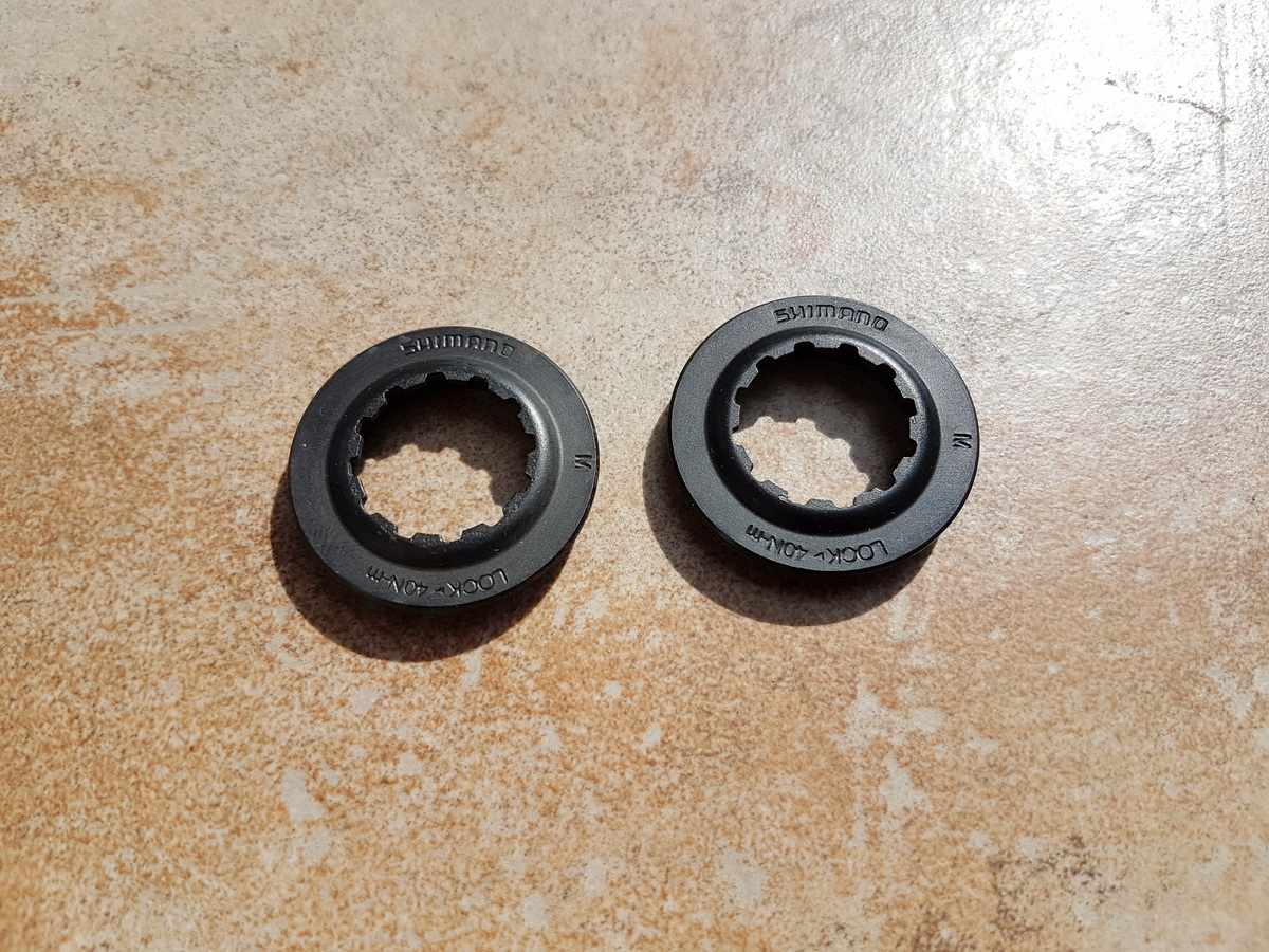 nakrętki tarczy hamulcowej Shimano centerlock 2szt