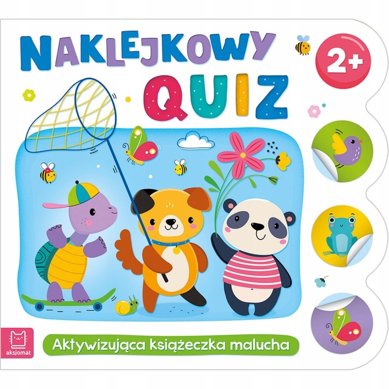 

Naklejkowy quiz 2+ Aktywizująca książeczka malucha