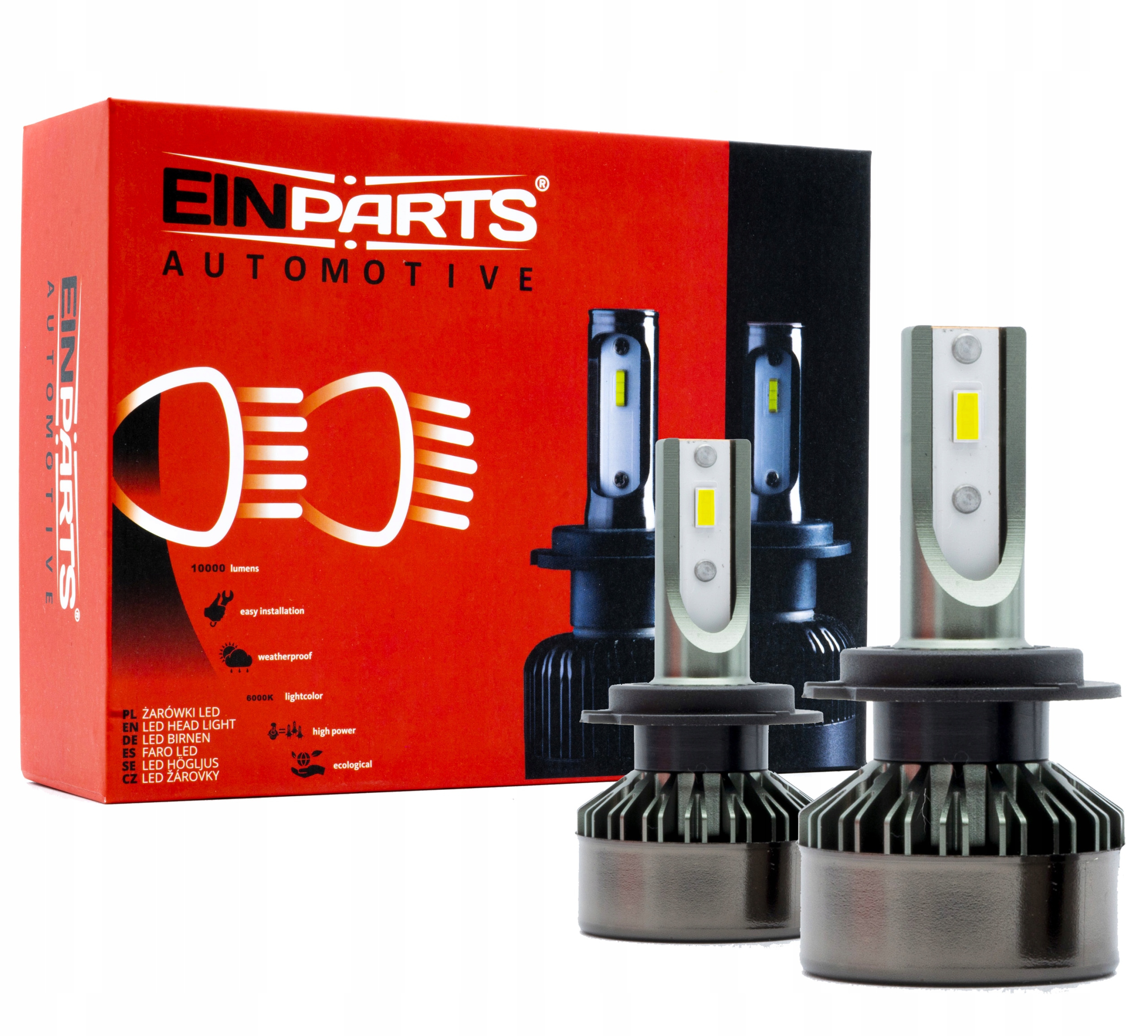 

Żarówki H7 Led Flip Chip Usa 6000K 12/24V Canbus