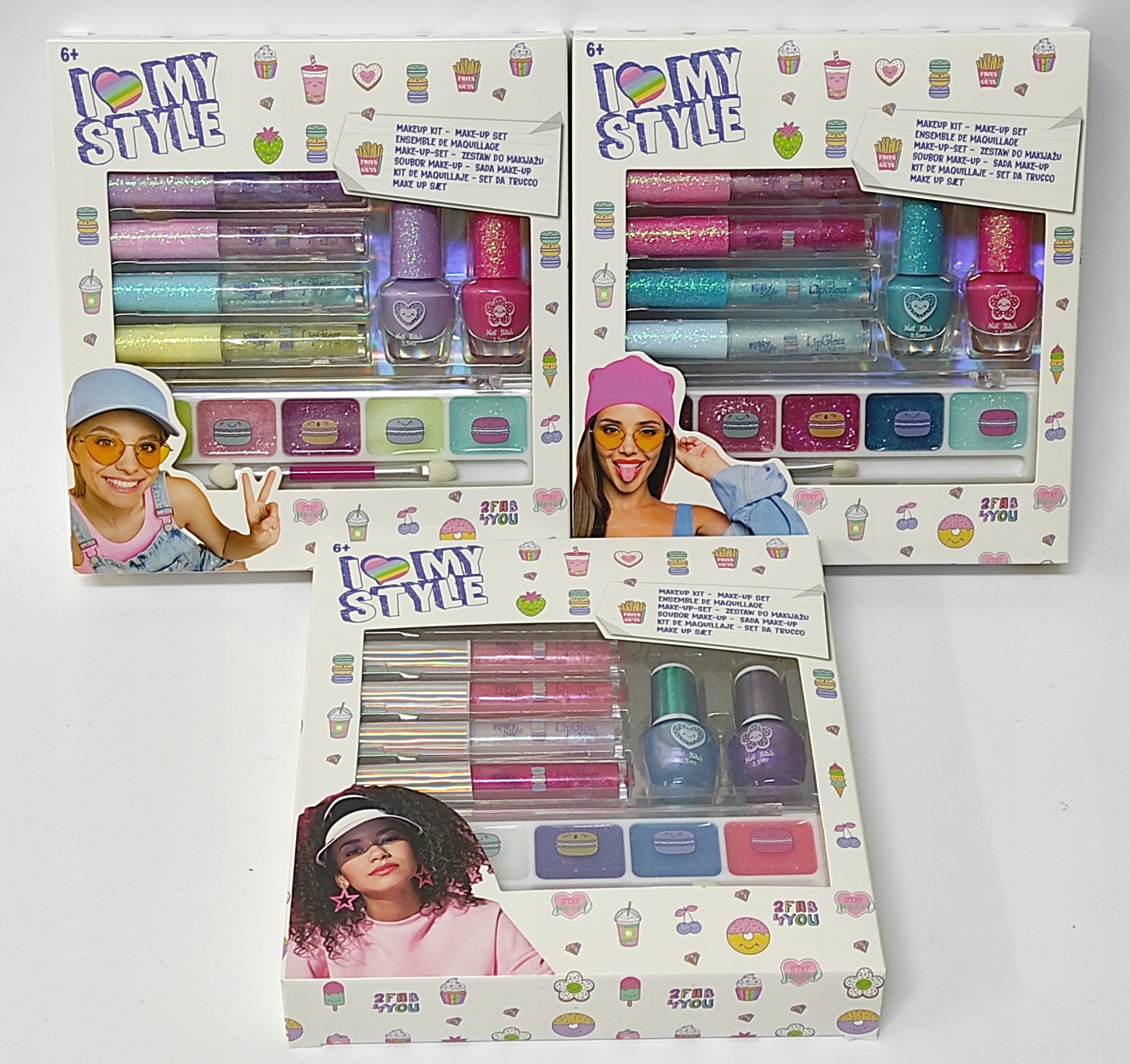 

Zestaw do makijażu dla dziewczynek brokatowy