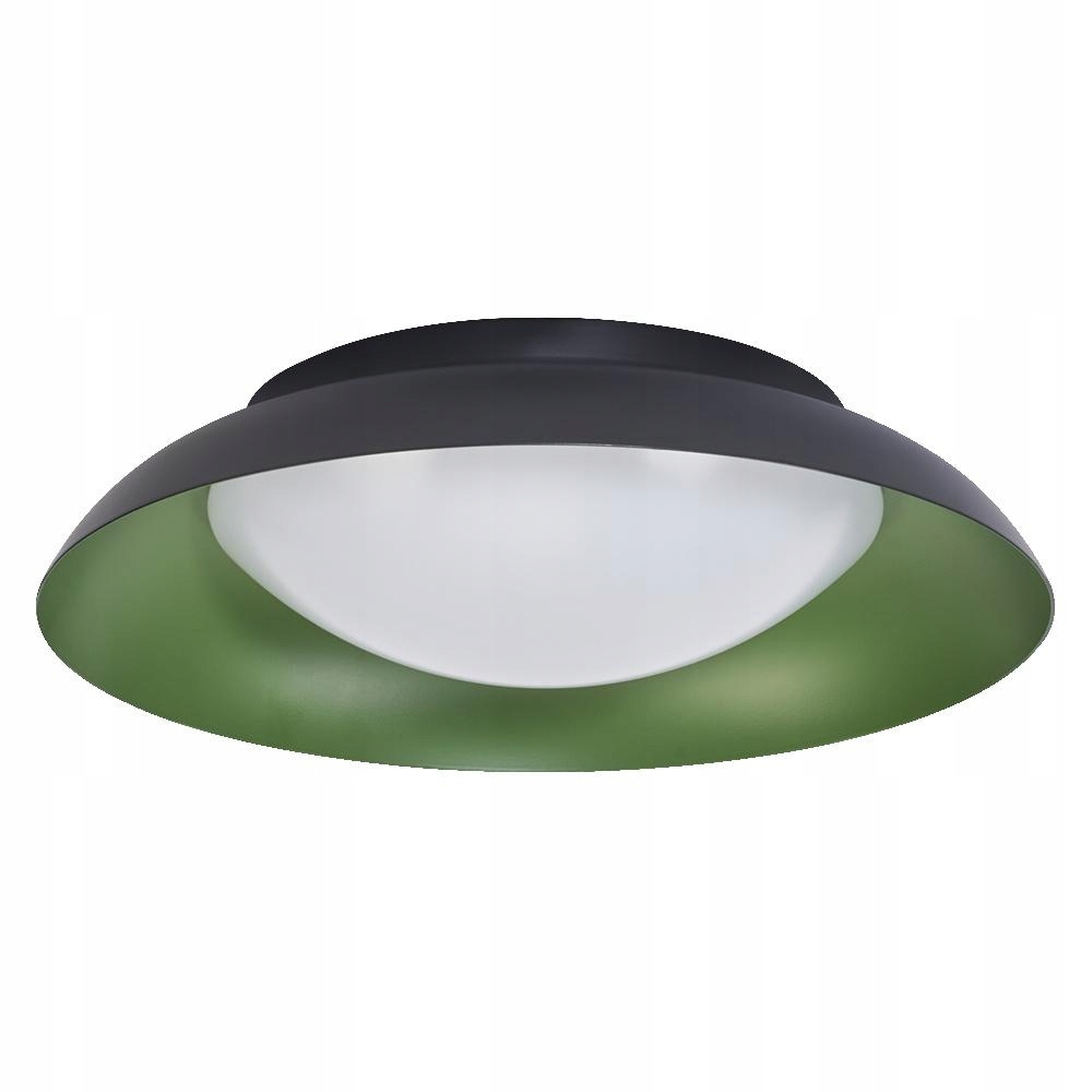 Nástěnná koupelnová lampa 19W 1000lm 3000K Černá Zelená Stmívatelná